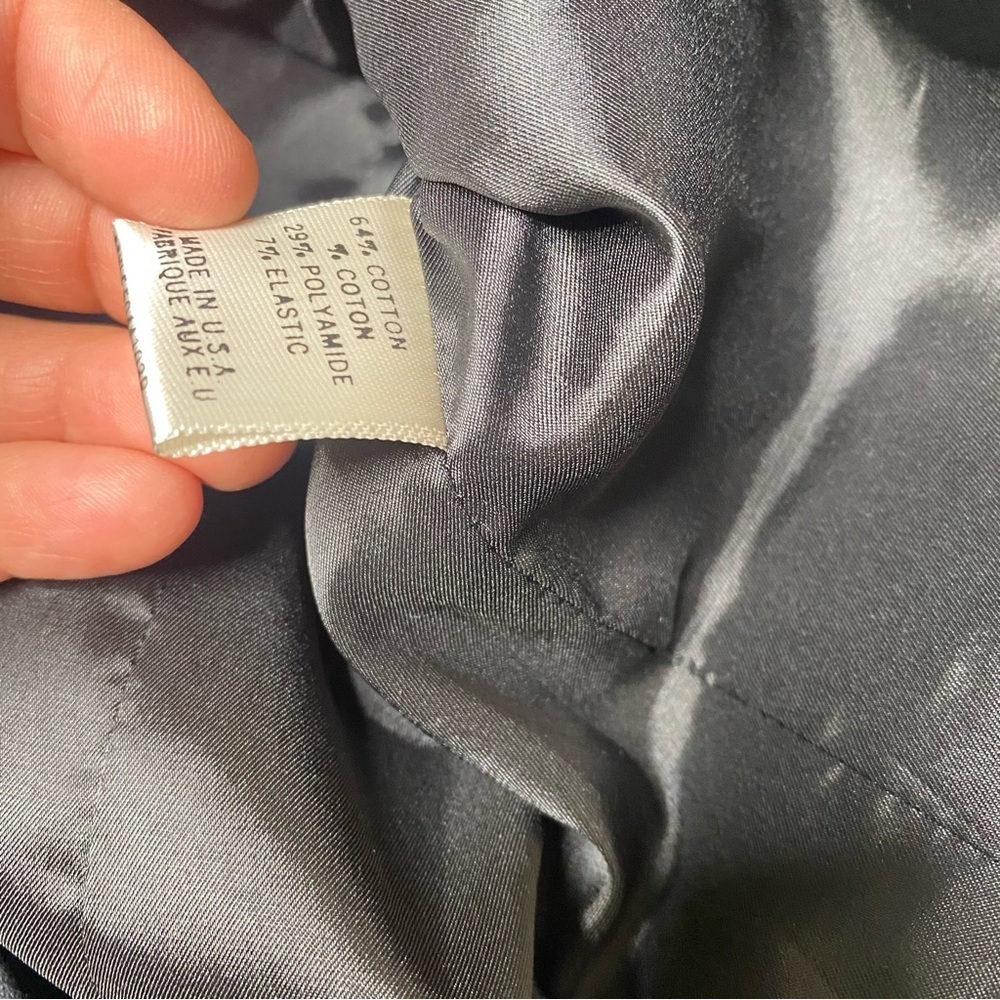 Theory Black Blazer Size 6 Tailored Career Office Jacket Classic 2 Button - Picture 2 of 4